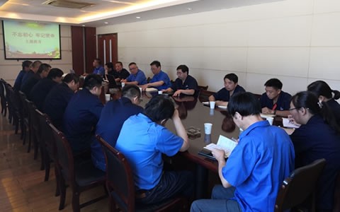 緊密結(jié)合企業(yè)實(shí)際，深入開展  第二批“不忘初心，牢記使命”主題教育活動(dòng)